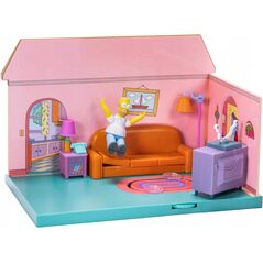 Jakks Pacific The Simpsons 2.5 Inch Playset Simpson's Living Room