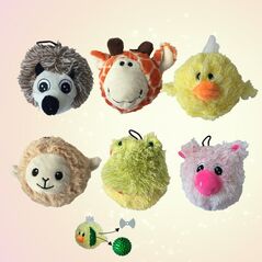 Party Pets Elite The Furry Ball Friends 10cm - ass.