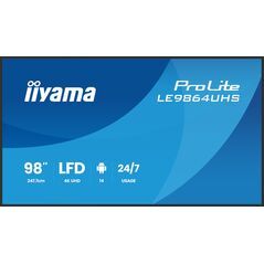 IIYAMA 247.7cm(97,5") LE9864UHS-B1AG 16:9 2xHDMI+USB-C (Αποστολή μέσω μεταφορικής)