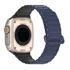 DUX DUCIS λουράκι KJ σιλικόνης για Apple Watch 42 / 44 / 45 / 49 mm μπλε μαύρο