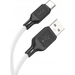Kabel USB Hoco HOCO kabel USB A do Typ C 3A X90 1 m biały