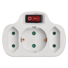 [Product / Manufacturer] Bcr1155 Bormann Bcr1155 Αντάπτορας Πρίζας 1 Σούκο-2 Διπολικές με Διακόπτη 066347 έως 12 Άτοκες Δόσεις