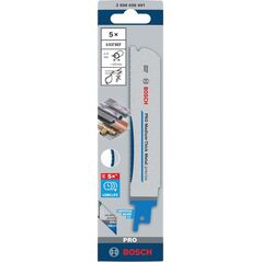 BOSCH BRZESZCZOT DO PIŁY SZABLASTEJ PRO MEDIUM-THICK METAL PRECISE S937BEF 1,1 x 25 x 150mm /5szt.