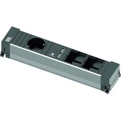 Listwa zasilająca Bachmann Bachmann 916.0041 - black / gray - 1x PG socket - 2x USB - 2x custom module, medium