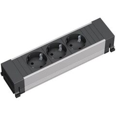 Listwa zasilająca Bachmann 3x Schuko, bez kabla - 317.100