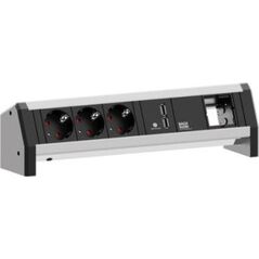 Bachmann BACHMANN DESK 3x gniazdo z uziemieniem 1x ładowarka USB 1x ABD GST18