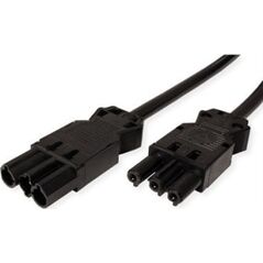 Kabel zasilający Bachmann Przedłużacz BACHMANN GST18-3 męski/żeński, czarny, 4 m