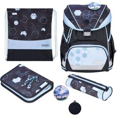Herlitz Σχολική Τσάντα UltraLight XL Plus Cyber Soccer