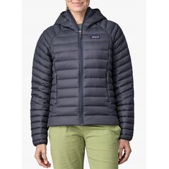 Γυναικεία ζακέτα με κουκούλα down sweater - smolder blue - l PATAGONIA