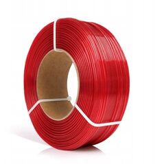 3D πλαστικό PET-G κόκκινο διαφανές 1.75mm 1kg refill συσκευασία Rosa3D