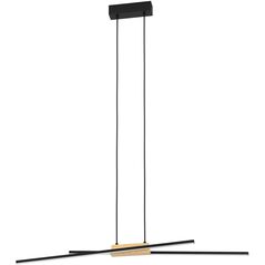 EGLO 900489, LED, 3000 K, 1560 lm, IP20, Black, Brown, White