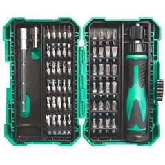 Atsuktuvo ir antgaliu komplektas 57 daliu SD-9857M Pro'sKit