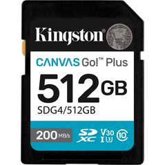 KINGSTON 512 GB UHS-I SD atminties kortelė (10 klasė, U3, V30)