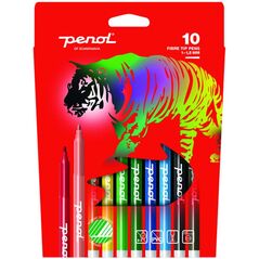 Στυλό Fiberpen Penol Fine, συσκευασία 10 τεμαχίων