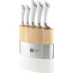 Richardson Sheffield FUSION - 5 pc knife block - white