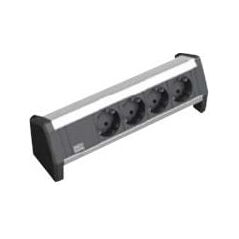 Listwa zasilająca Bachmann Bachmann DESK 1 339.1000 - black / silver - 4 socket strip