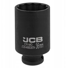 JCB Βαθύ λεπτότοιχο κρουστικό καρυδάκι 1/2” 36mm (12-γωνιακό)