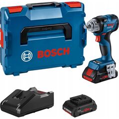 Klucz udarowy Bosch Bosch cordless impact wrench GDS 18V-330 HC Professional, 18Volt (blue/black, 2x Li-Ion battery ProCORE18V 4.0Ah, Bluetooth module, in L-BOXX)
