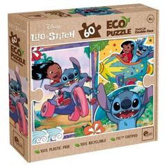 ΔΙΠΛΗΣ ΟΨΗΣ ΟΙΚΟΛΟΓΙΚΟ ΠΑΖΛ STITCH 60 ΤΕΜ. Lisciani