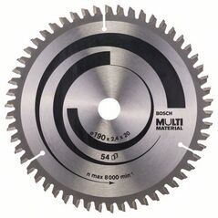 Bosch Tarcza pilarska Multi Material 190 x 20mm 54z (2608640508)