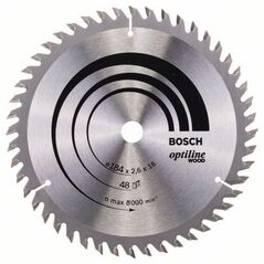 Bosch Tarcza pilarska Optiline Wood 184 x 16mm 48z (2608641181)