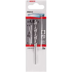 Wiertło Bosch HSS walcowe 4,8mm  (2.608.585.921)