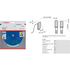 Piła łańcuchowa Bosch BOSCH PIŁA TARCZOWA EXPERT 192 x 20mm 38-ZĘBÓW STAL SZLACHETNA, INOX B2608644288