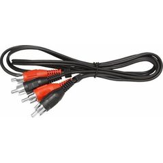 Kabel Blow RCA (Cinch) x2 - RCA (Cinch) x2 1.2m czarny (03615)