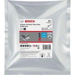 Bosch BOSCH FIBRA KRĄŻEK X-LOCK INOX 125 gr. 80 R782 /25szt. B2608621826