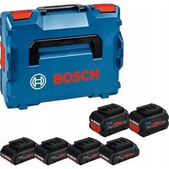 Bosch Bosch 4x battery ProCORE 18V 4.0Ah + 2x battery ProCORE 18V 8.0Ah Professional (blue/black, L-BOXX, AMPShare Alliance)