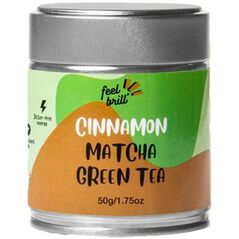 Πράσινο τσάι Matcha με κανέλα Feel Brill, 50 g