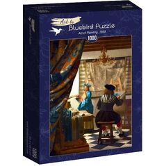 Bluebird Puzzle Puzzle 1000 Vermeer Alegoria malarstwa