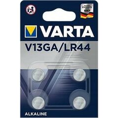 Varta V13GA/LR44 Alkaline 4 Pack -> min 10 stk