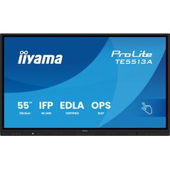 iiyama TE8613A-B1AG signage display Interaktywny płaski panel 2,17 m (85.6") Wi-Fi 450 cd/m² 4K Ultra HD Czarny Ekran dotykowy Procesor wbudowany Android 18/7
