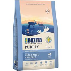 BOZITA Purely renifer karma bezzbożowa dla dorosłych aktywnych psów 2,5 kg