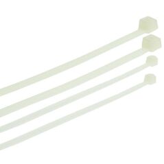 PLASTROL OPASKA PLASTIKOWA BIAŁA 4,8 x 150mm 100szt.
