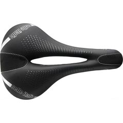 Selle Italia Siodło SELLE ITALIA LADY GEL FLOW S (id match - S2) Manganese Tube 7, fibra-tek, 300g czarne (NEW)