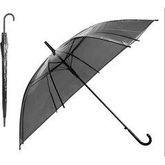 Aptel Składany PARASOL Parasolka 91cm przezroczysty czarny BQ13G