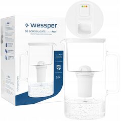 Dzbanek Wessper D2 Borosilicate FutureFlow Aquaclassic (WES202-FF-WH)