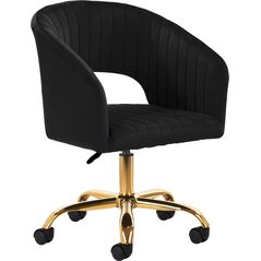 Activeshop 4Rico krzesło obrotowe QS-OF212G aksamit czarne