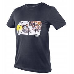 T-shirt z nadrukiem, motor, rozmiar S