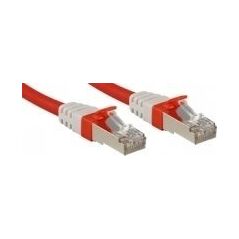 Lindy Patchkabel Cat6(A) SSTP / S/FTP PIMF rot 3.00m 10Gbit (45387)