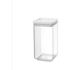 Brabantia Pojemnik kwadratowy 1,6l Tasty+ jasny szary 122484