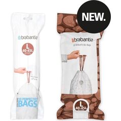 Brabantia Worki na śmieci rozmiar L 40-45L 20szt 138607