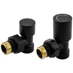 Σετ καλοριφέρ Komfort PRO, γωνιακό, μαύρο 758-130-81-BL
