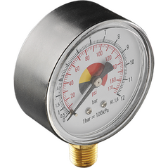 Neo Manometr do sprężonego powietrza 60mm 1/4" - 12-588