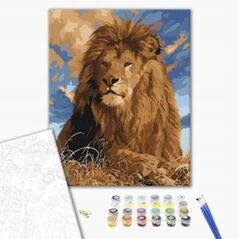 Ζωγραφική με αριθμούς BRUSHME, 40x50 εκ., πραγματικός γίγαντας, 1 τεμ., σε κουτί
