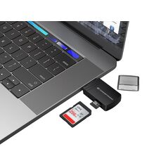 Αναγνώστης καρτών Conceptronic BIAN06B USB 3.2 Gen 1 (3.1 Gen 1) Type-A Μαύρο