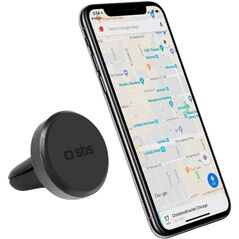 Βάση για smartphone SBS TESUPPEASYMAGK συμβατή με MagSafe, για τον αεραγωγό - μαύρο