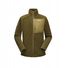Φλις μπλούζα με τσέπες cyy2441fs066-army green-l NATUREHIKE